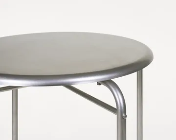 Table Petit Rond - Acier inoxydable, Ø65x73 cm - FRAMA