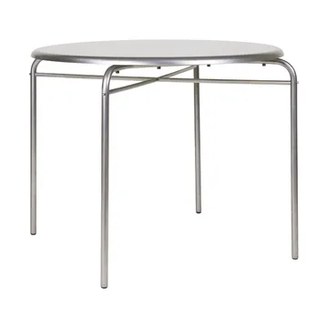 Table Petit Rond - Acier inoxydable, Ø90x73 cm - FRAMA