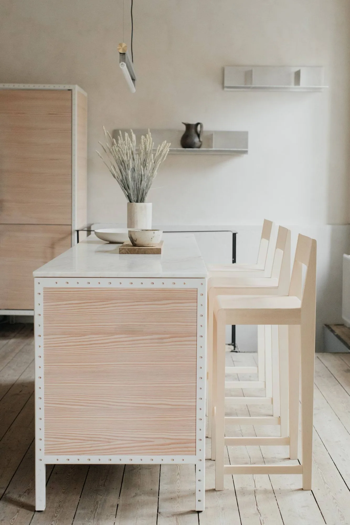 Tabouret de bar Bar Chair 01, Bouleau, 76 cm FRAMA