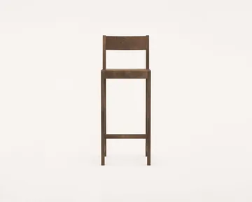 Tabouret de bar Bar Chair 01 - Bouleau brun foncé, 76 cm - FRAMA