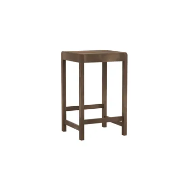 Tabouret de bar Stool 01 - Bouleau brun foncé, 65 cm - FRAMA
