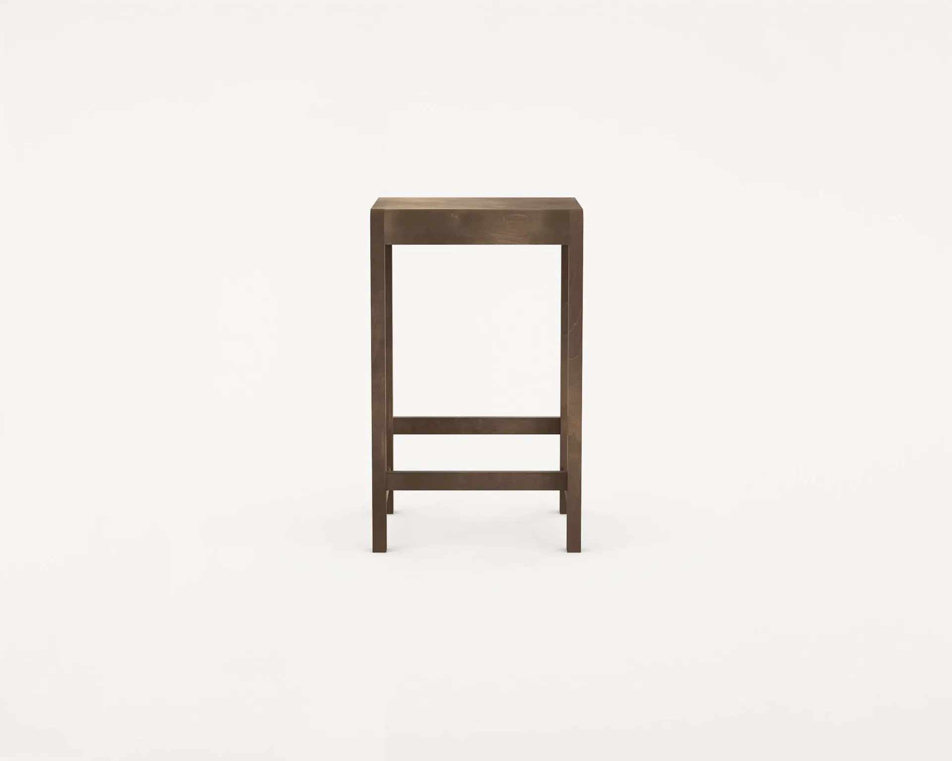 Tabouret de bar Stool 01, Bouleau brun foncé, 65 cm FRAMA