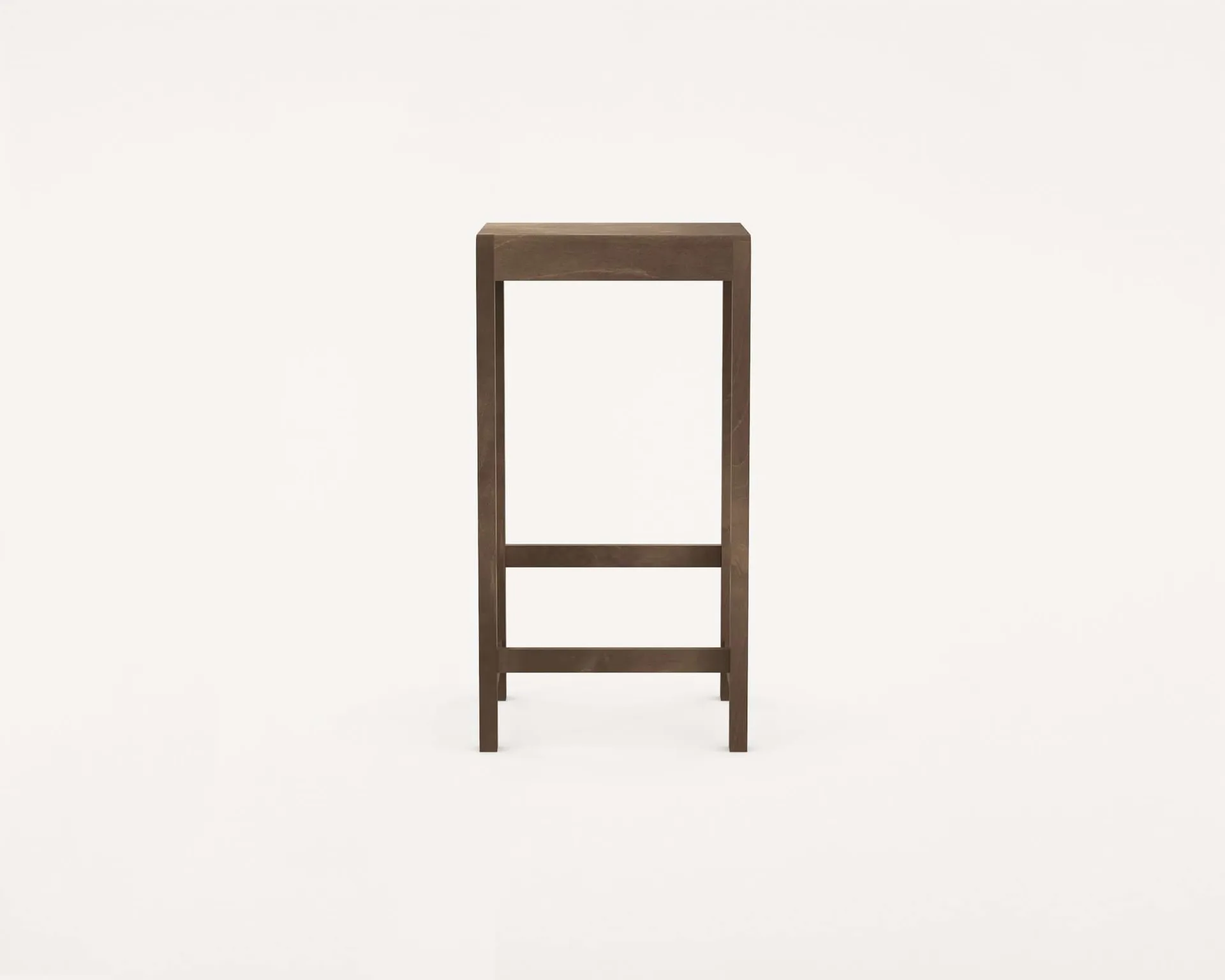 Tabouret de bar Stool 01, Bouleau brun foncé, 76 cm FRAMA