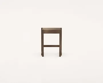 Tabouret Low Stool 01 - Bouleau brun foncé - FRAMA