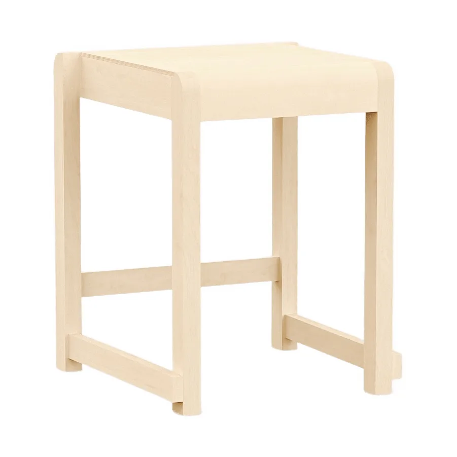 Tabouret Low Stool 01, Bouleau FRAMA