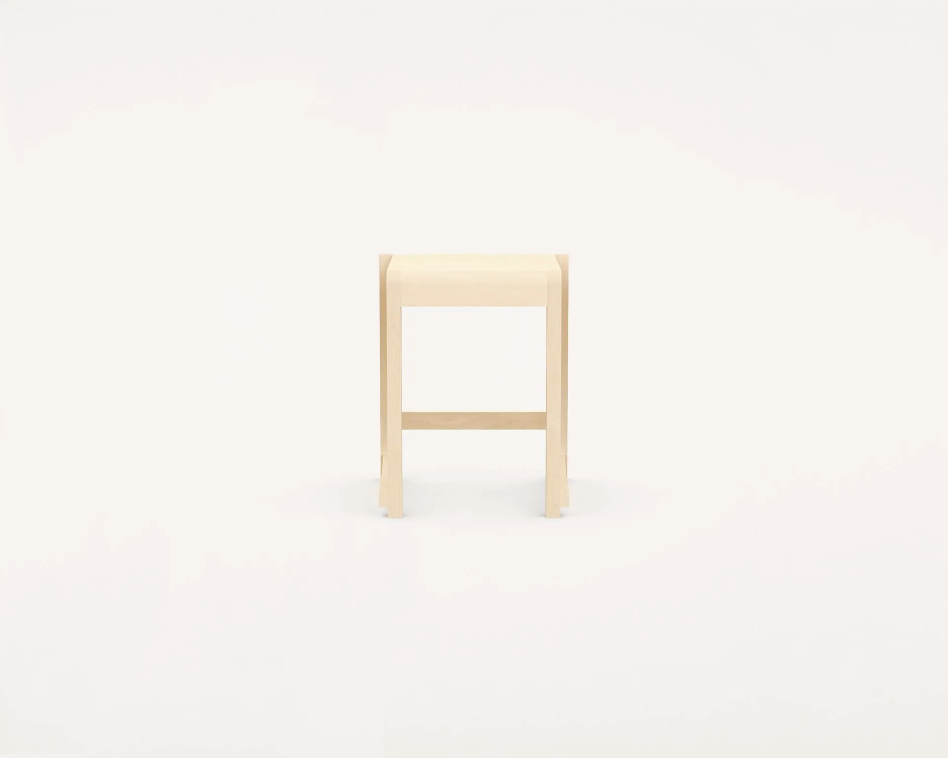 Tabouret Low Stool 01, Bouleau FRAMA