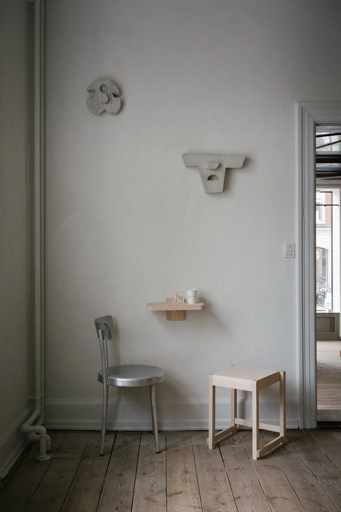 Tabouret Low Stool 01, Bouleau FRAMA