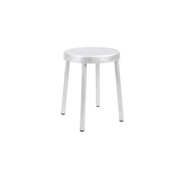 Tabouret rond Tasca - Aluminium, H: 46 cm - FRAMA