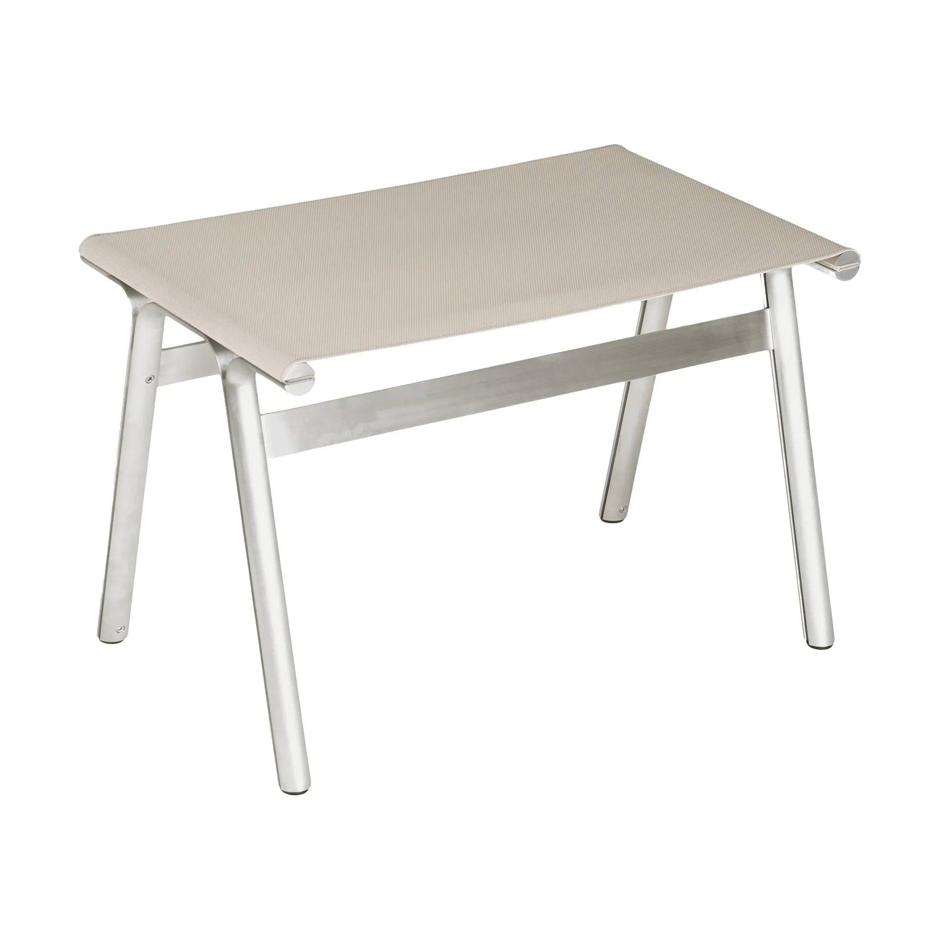 Tabouret Union, Aluminium-Sandstone Mesh, H: 40,6 cm FRAMA