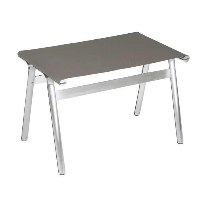 Tabouret Union - Aluminium-Taupe Mesh, H: 40,6 cm - FRAMA