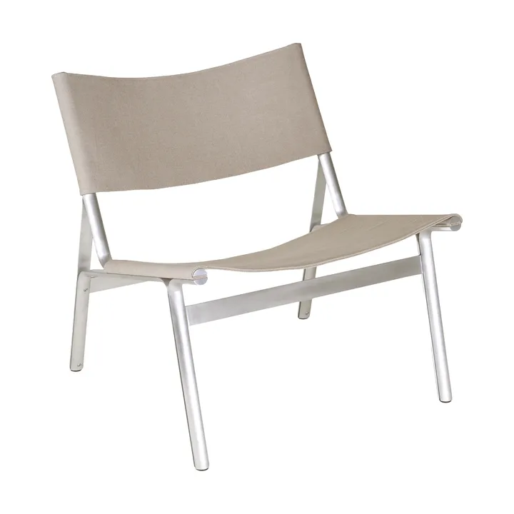 Union loungestol - Aluminium-Sandstone Linen - FRAMA