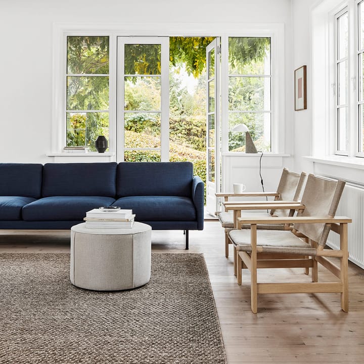 Canapé Calmo 5623, Sunniva 783-acier noir Fredericia Furniture