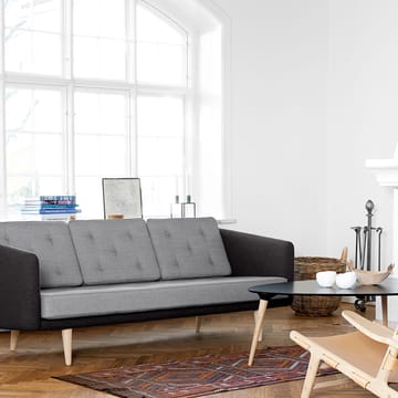 Canapé No 1, 3 places - Remix 173-remix 123-pieds en chêne - Fredericia Furniture
