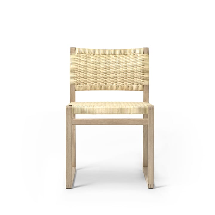 Chaise BM61 - Rotin-pieds laqués - Fredericia Furniture