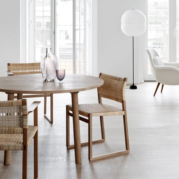 Chaise BM61 - Rotin-pieds laqués - Fredericia Furniture