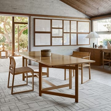 Chaise BM61 - Rotin-pieds laqués - Fredericia Furniture
