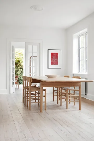 Chaise J39, Chêne clair huilé-vannerie naturelle, lot de 4 - Fredericia Furniture