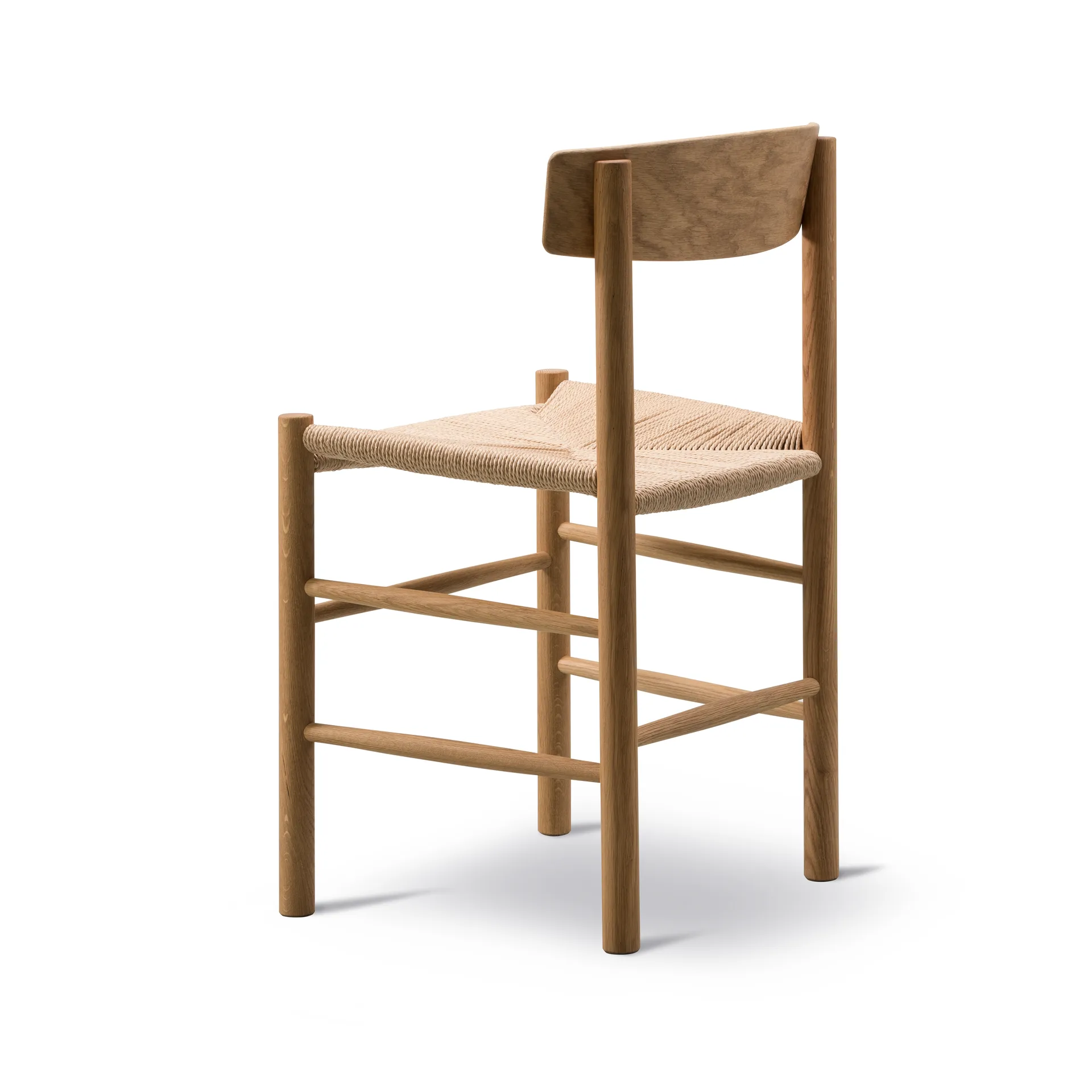 Chaise J39, Chêne huilé-tressé naturel, lot de 2,  Fredericia Furniture