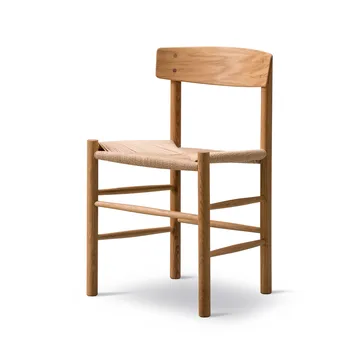 Chaise J39, Chêne huilé-tressé naturel, lot de 6 - Fredericia Furniture