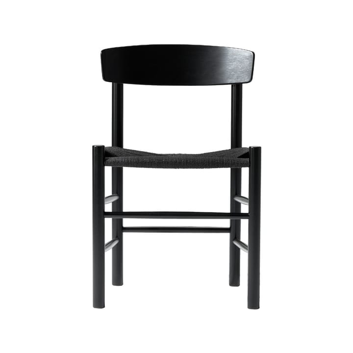 Chaise J39 - Chêne noirci-tressé noir - Fredericia Furniture