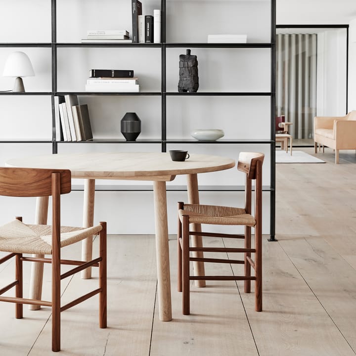 Chaise J39, Chêne noirci-tressé noir Fredericia Furniture
