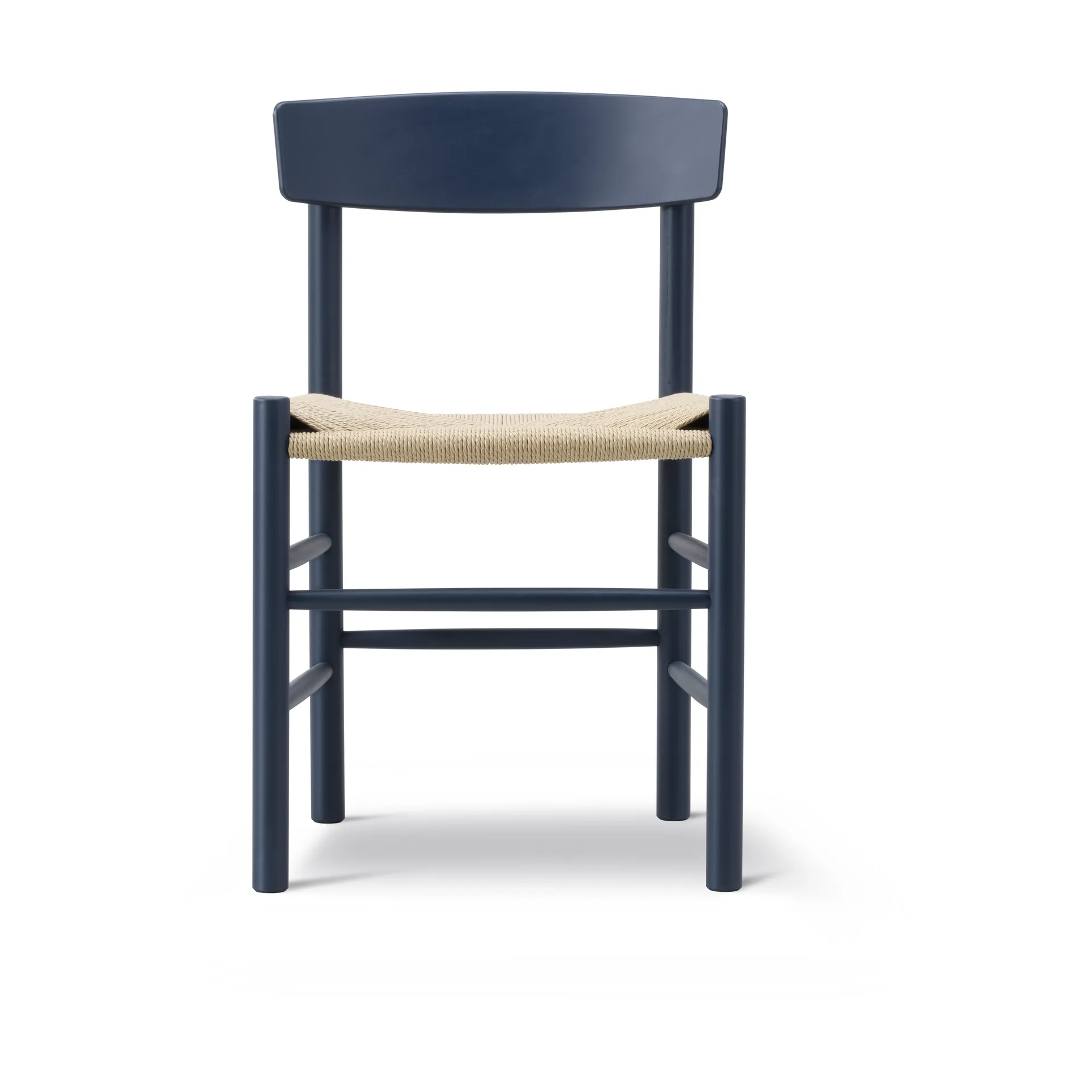 Chaise J39, Indigo blue-tressé naturel Fredericia Furniture