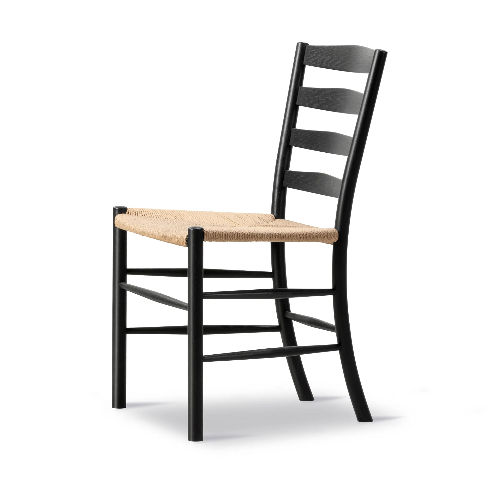 Chaise Klint, Tressé naturel-chêne noirci Fredericia Furniture
