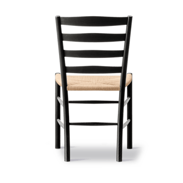 Chaise Klint - Tressé naturel-chêne noirci - Fredericia Furniture