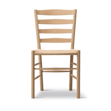 Chaise Klint - Tressé naturel-chêne savonné - Fredericia Furniture