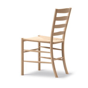 Chaise Klint - Tressé naturel-chêne savonné - Fredericia Furniture