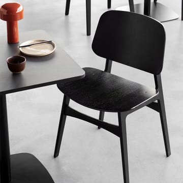 Chaise Søborg Wood - Chêne noirci-pieds en chêne noirci - Fredericia Furniture