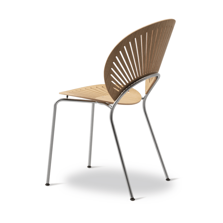 Chaise Trinidad 3398, Chêne huilé, acier inoxydable brossé Fredericia Furniture