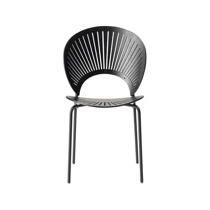 Chaise Trinidad 3398, Frêne teinté noir, pieds noirs Fredericia Furniture