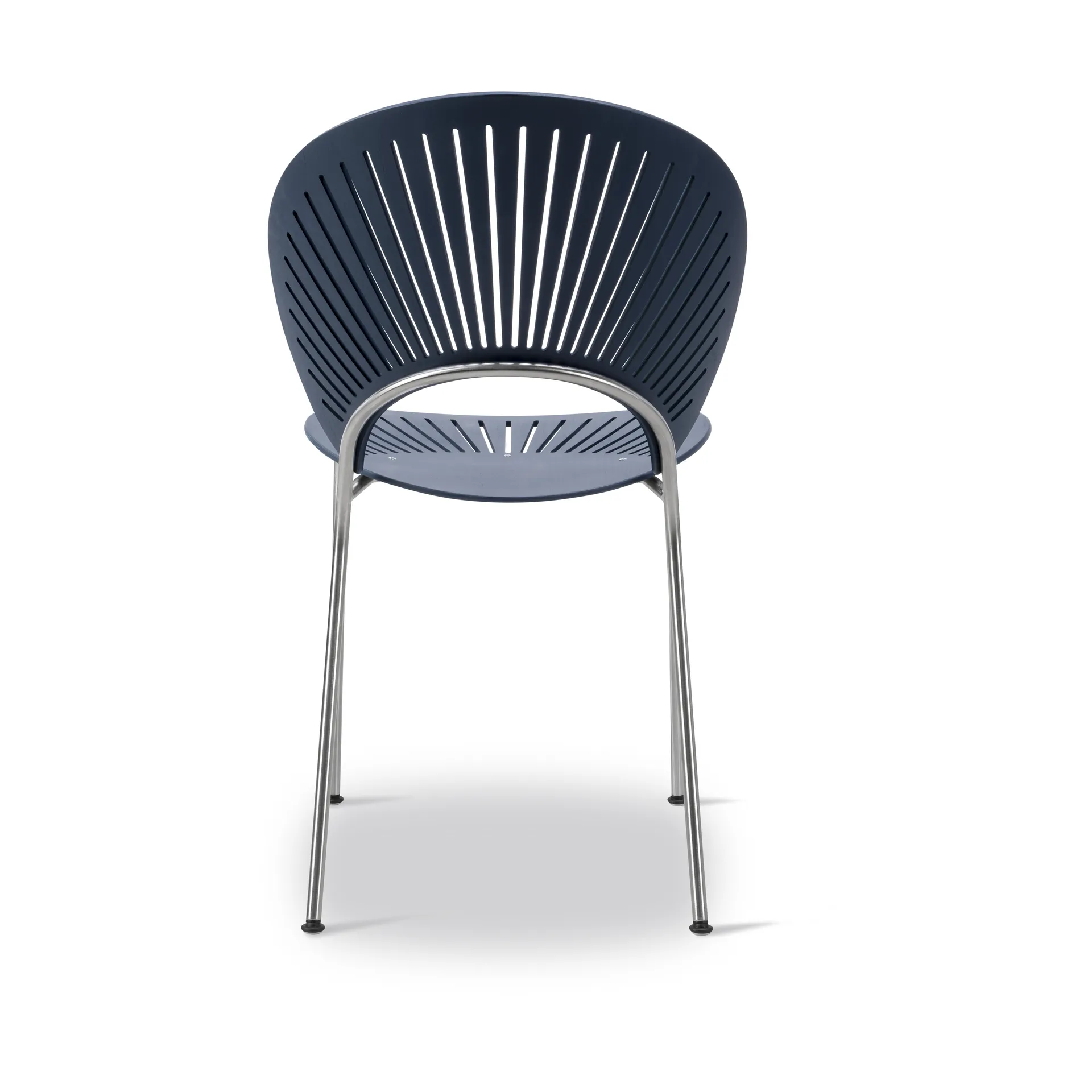 Chaise Trinidad 3398, Nordic blue-chrome Fredericia Furniture