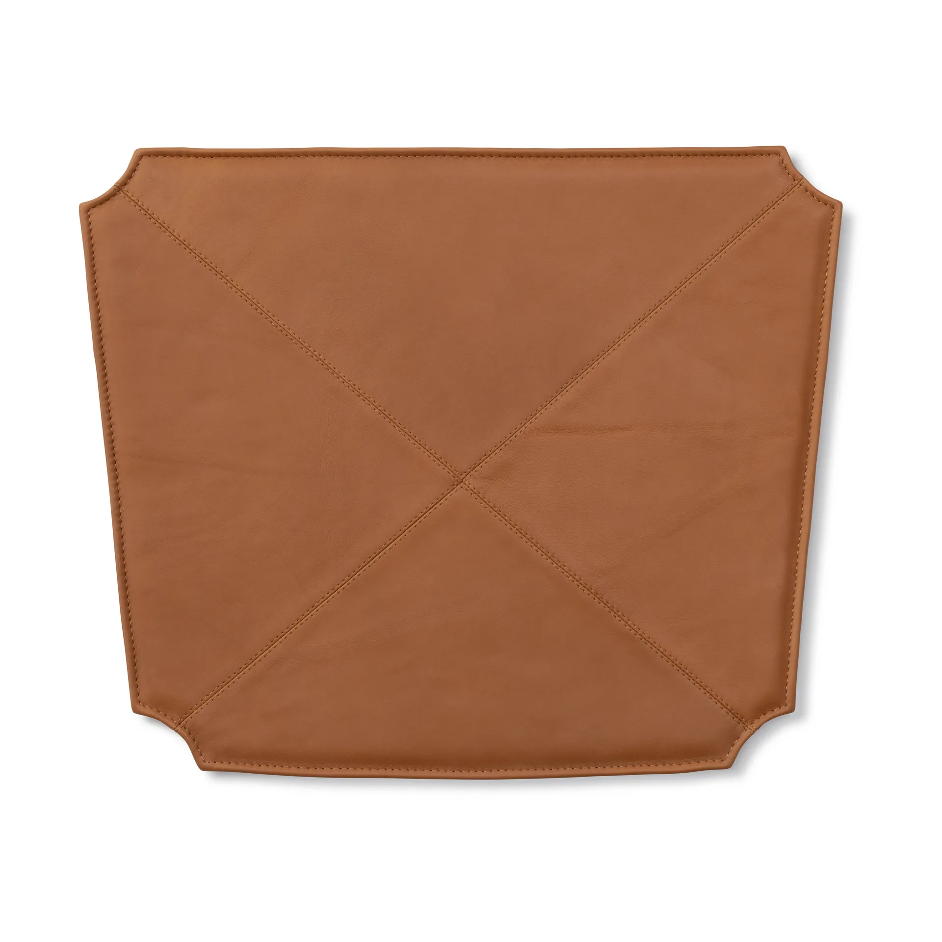 Fredericia Furniture Coussin d’assise en cuir pour chaise J39 Cuir Cera 905 Russet Brown