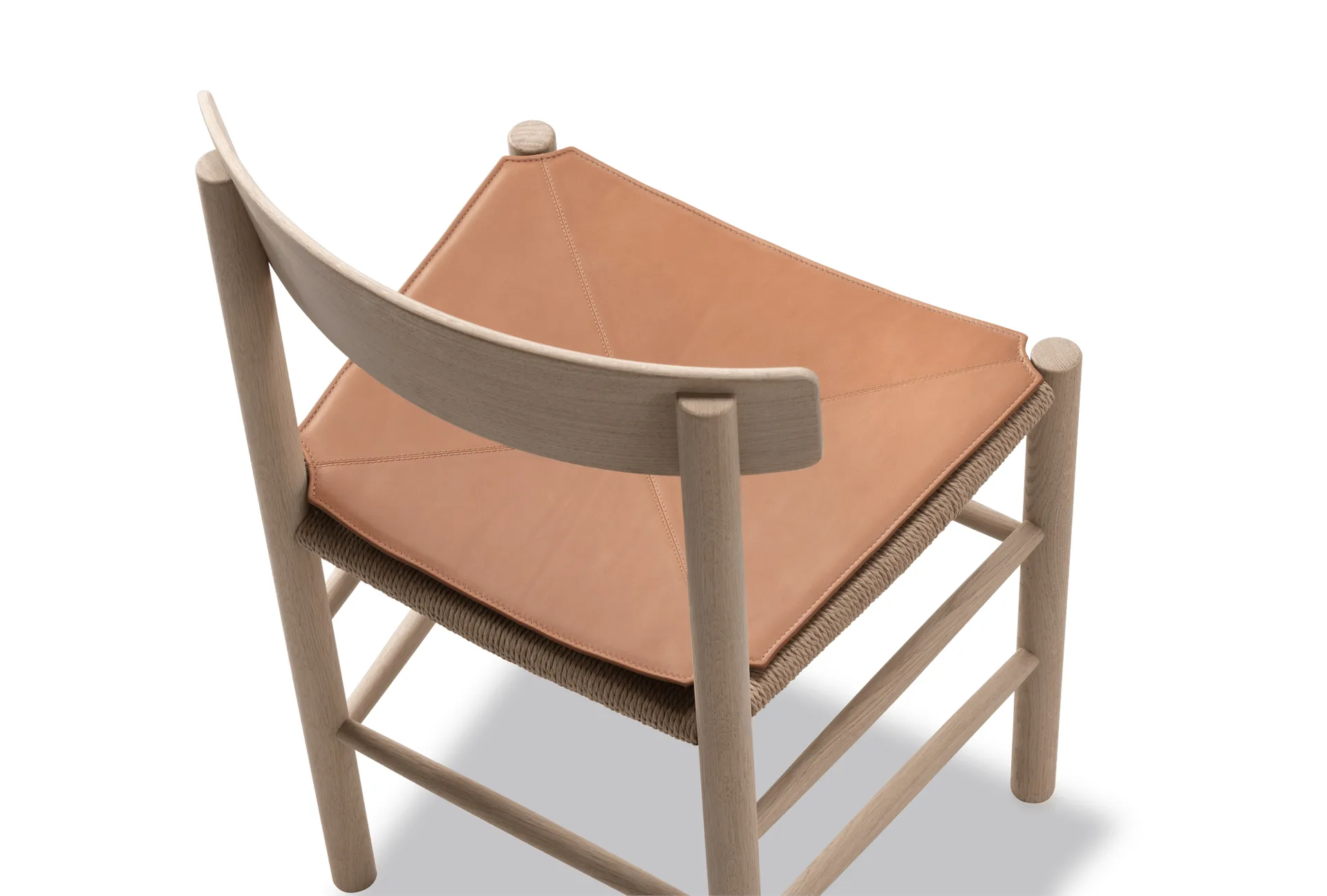 Coussin d’assise en cuir pour chaise J39, Cuir Cera 905 Russet Brown Fredericia Furniture