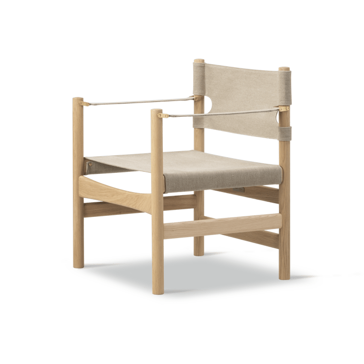 Fauteuil Canvas 21 - Canvas naturel-chêne clair huilé - Fredericia Furniture