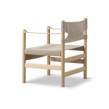 Fauteuil Canvas 21 - Canvas naturel-chêne clair huilé - Fredericia Furniture