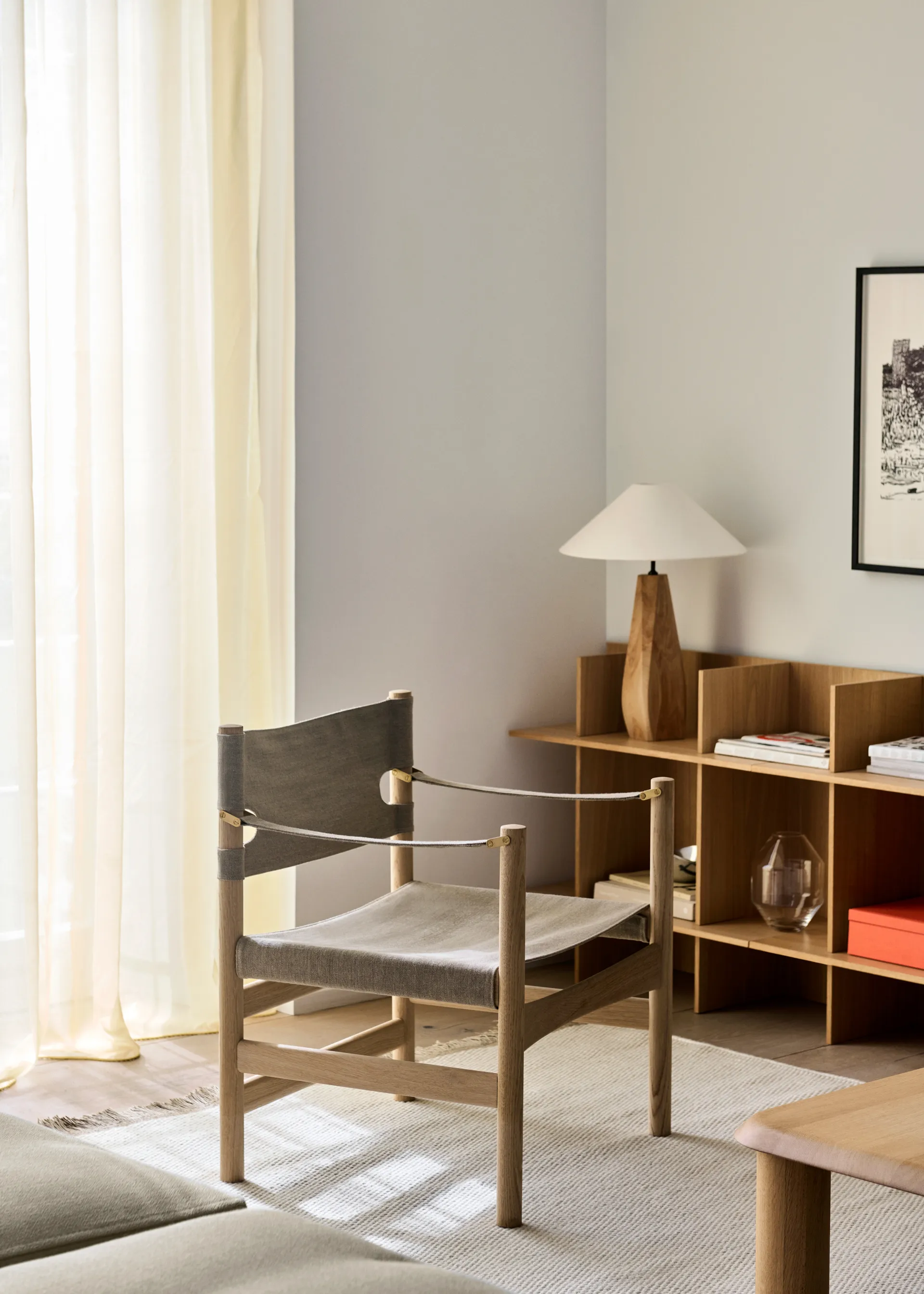 Fauteuil Canvas 21, Canvas naturel-chêne clair huilé Fredericia Furniture