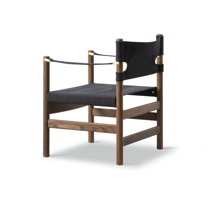 Fauteuil Canvas 21, Canvas noir-chêne huilé Fredericia Furniture