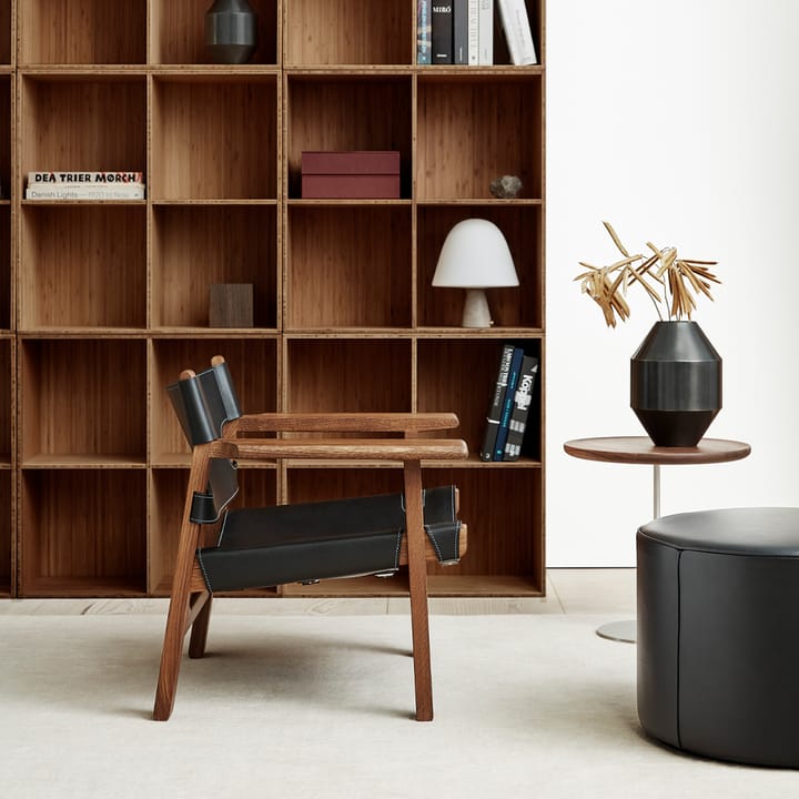 Fauteuil Den spanske stol, Cuir cognac-chêne huilé Fredericia Furniture