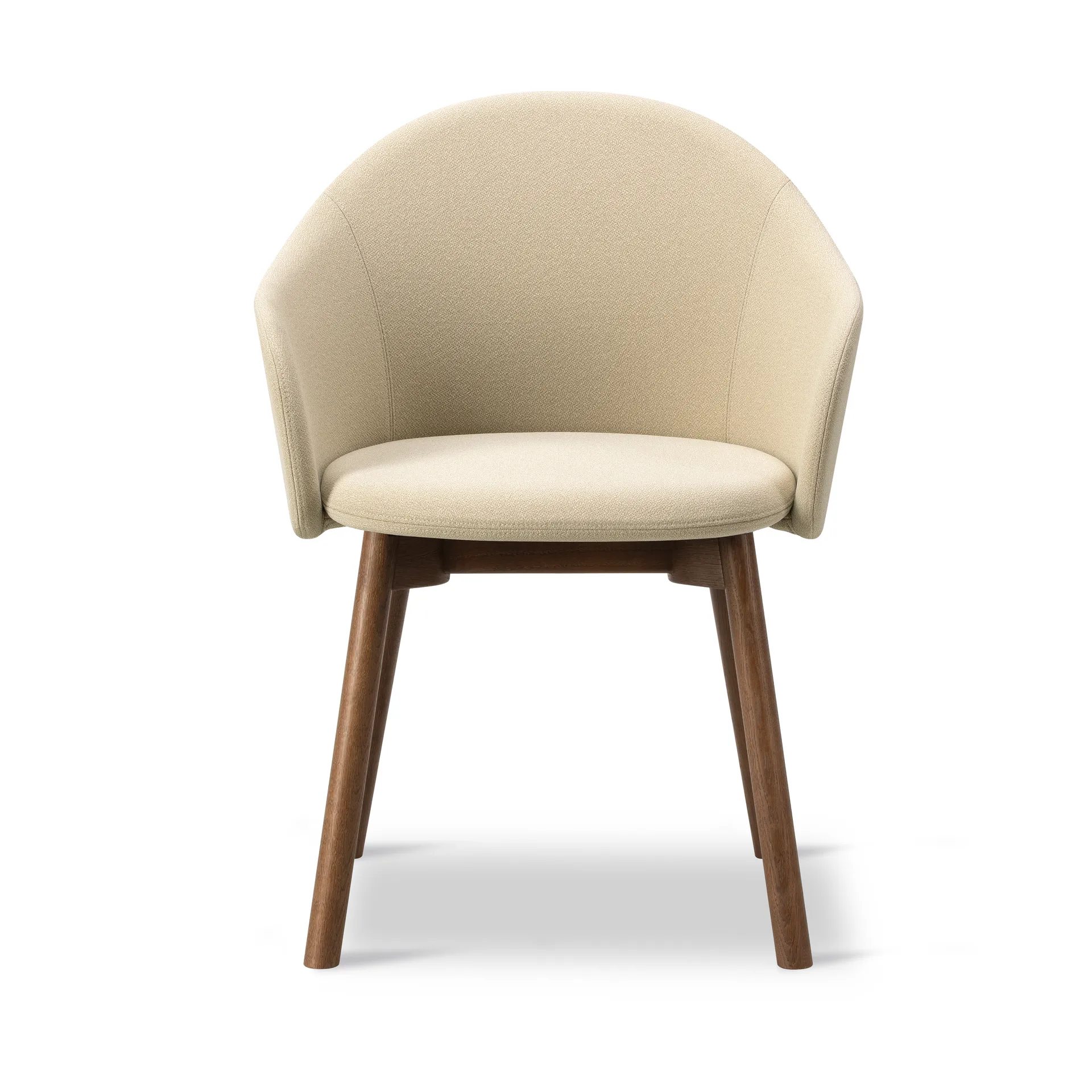 Fauteuil Gomo Armchair à piètement en bois, Mylla 221-chêne laqué teinté fumé Fredericia Furniture