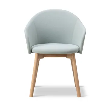 Fauteuil Gomo Armchair à piètement en bois - Mylla 811-chêne laqué - Fredericia Furniture