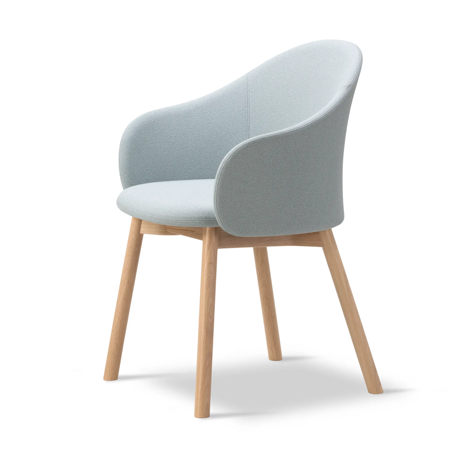 Fauteuil Gomo Armchair à piètement en bois, Mylla 811-chêne laqué Fredericia Furniture
