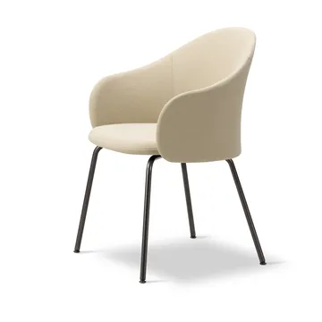 Fauteuil Gomo Armchair à piètement tubulaire - Mylla 221-silex - Fredericia Furniture