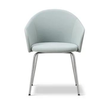 Fauteuil Gomo Armchair à piètement tubulaire - Mylla 811-acier inoxydable - Fredericia Furniture