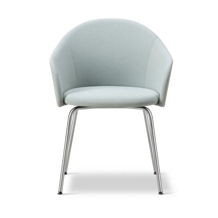 Fauteuil Gomo Armchair à piètement tubulaire - Mylla 811-acier inoxydable - Fredericia Furniture
