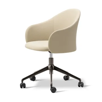 Fauteuil Gomo Armchair pivotant à 5 branches - Mylla 221-silex - Fredericia Furniture