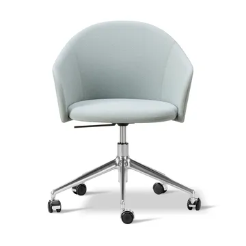 Fauteuil Gomo Armchair pivotant à 5 branches - Mylla 811-aluminium poli - Fredericia Furniture