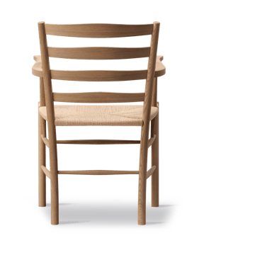 Fauteuil Klint - Tressé naturel-chêne huilé - Fredericia Furniture
